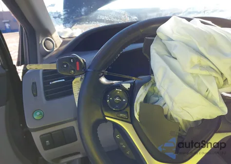 2012 Honda Civic Ex-L from USA, damaged, VIN 2HGFB2F98CH307634